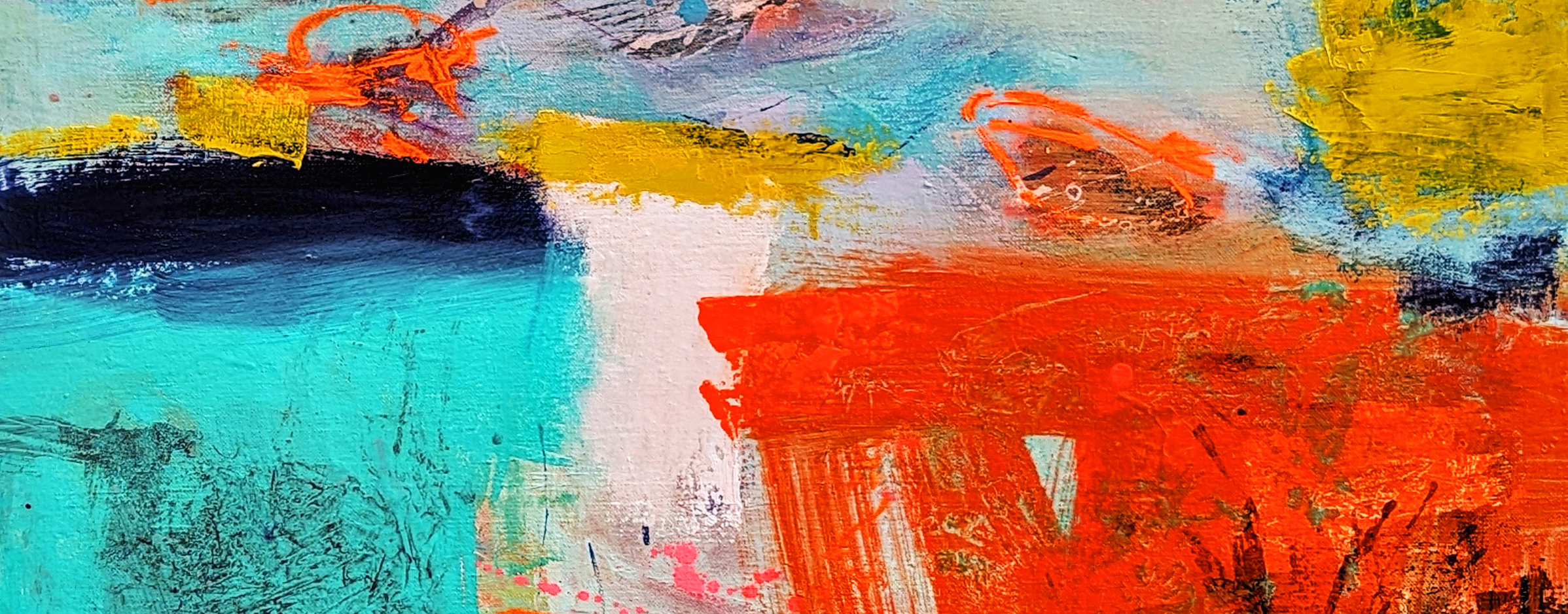 Hayle II by Niamh Collins, a 60 by 60cm painting in the Art Prize feed